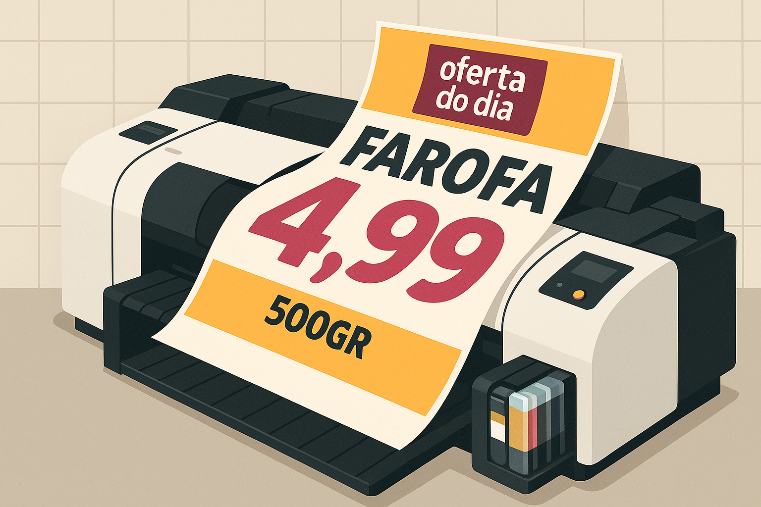 Programa para fazer cartaz de supermercado para imprimir, modelo de cartaz de ofertas e cartaz de preços - Sicartaz
